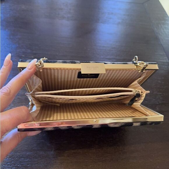 NEW Kate Spade Emanuelle Crystal Court Leopard Bag - Picture 7 of 12